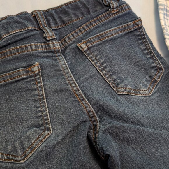 Lazer Slim Statement Youth Toddler Jeans Denim Button - Picture 3 of 4